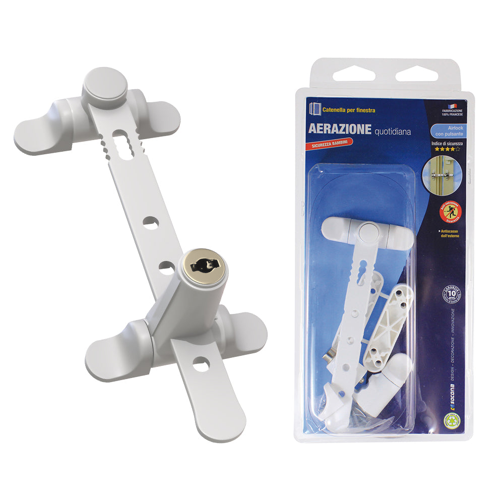 Airlock Chiave Ka in blister - Bianco