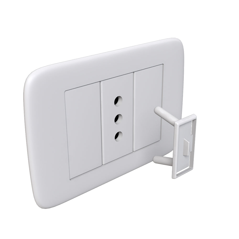 Baby Secure Tappi per spina elettrica 10/16 AP in blister 12 pz