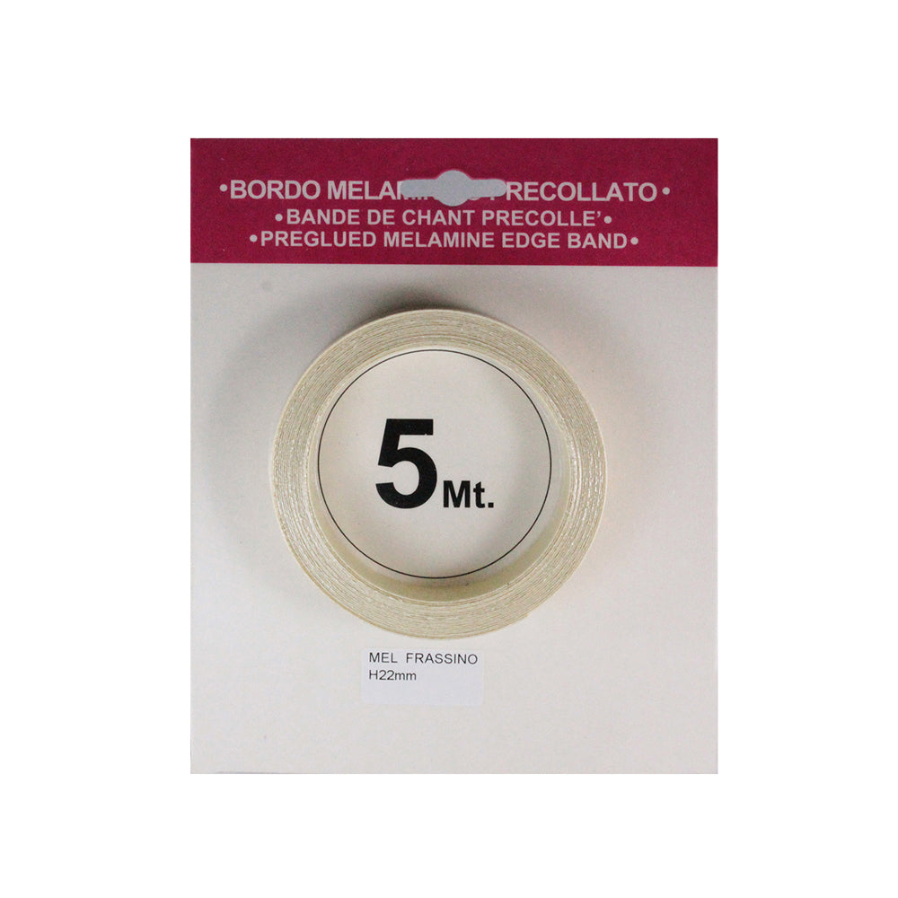 Bordo In legno Bianco mm 22x5 mt BL 1 pz