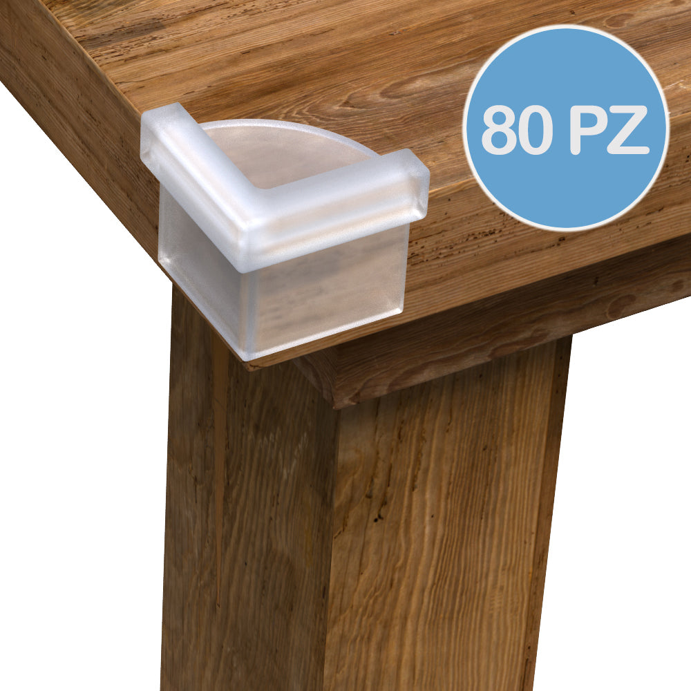 Paraspigoli Bebè triangolare Gomma Trasp./C80pz