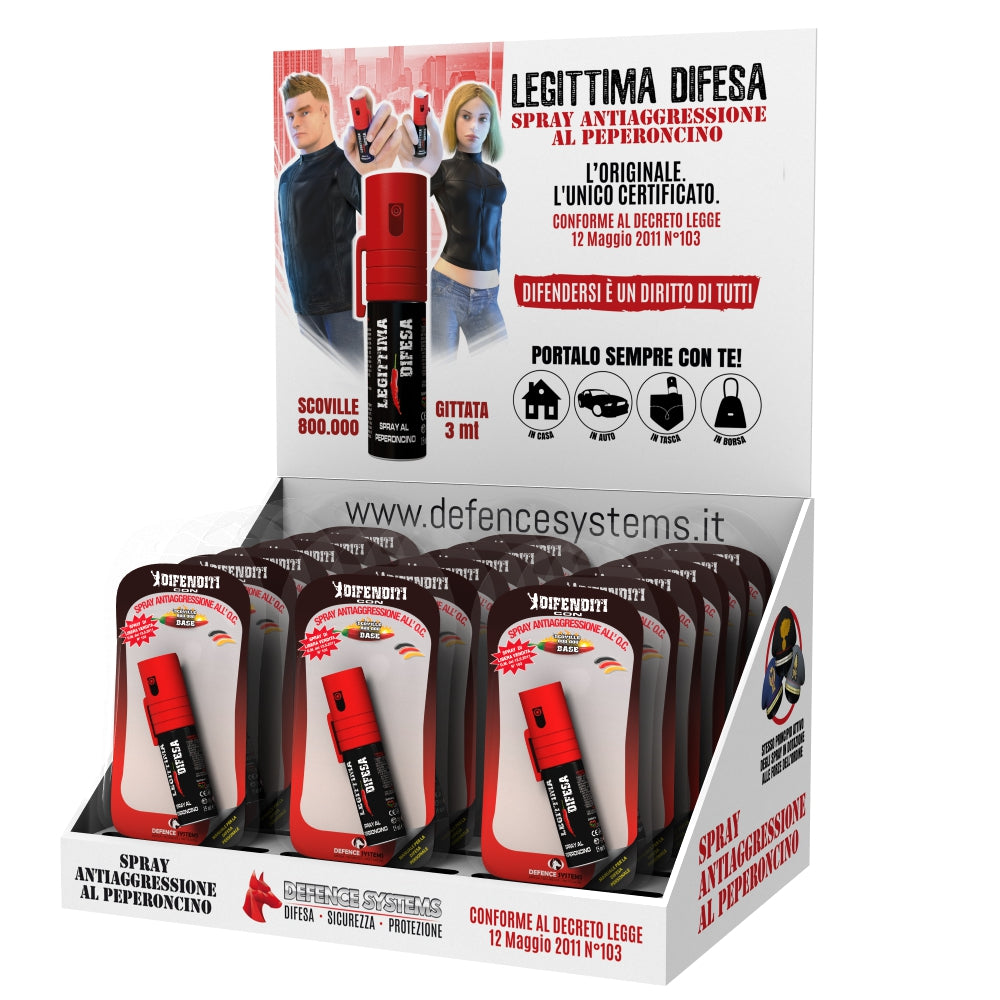 Espositore 18 pz Legittima Difesa