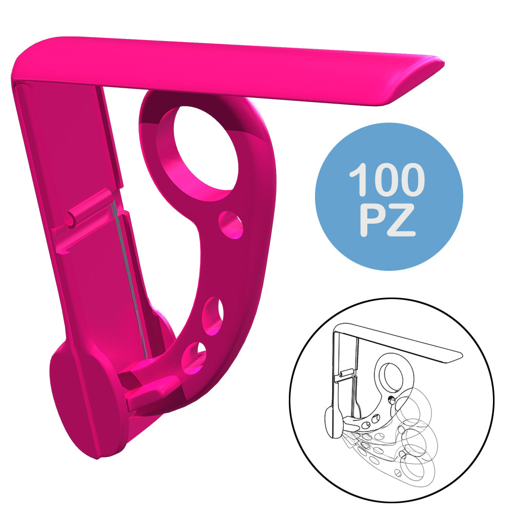 Fermatovaglia ABS lucido - Fucsia