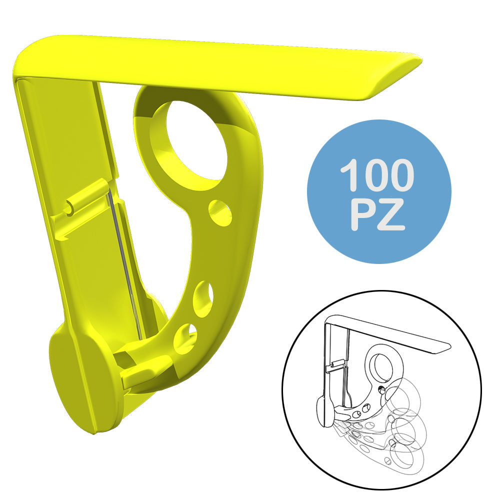 Fermatovaglia ABS lucido - Giallo