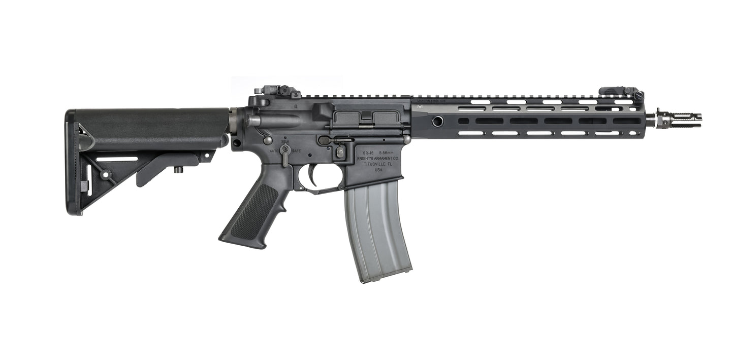 Fucile softair a gas Knight's Armament KAC SR16 E3 CQB Mod.2 - Nero