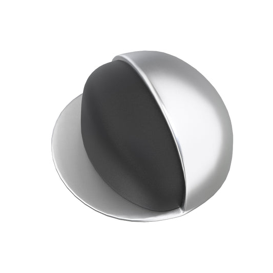 Fermaporta Adesivi+batt.gomma Cromo BL 1 pz