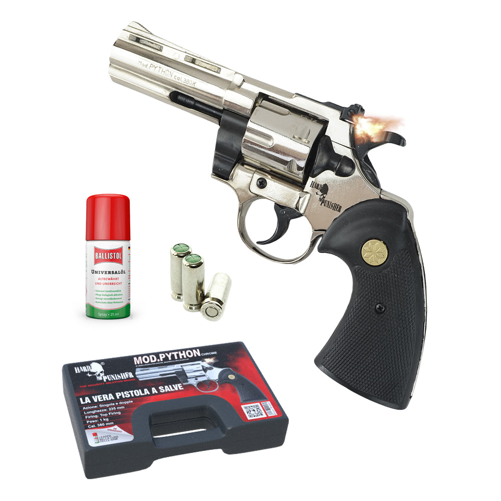 HARD PUNISHER330.014 PYTHON REVOLVER 380 CHROME