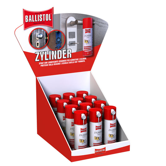 Espositore 12 pz Zylinder Spray 50 ml