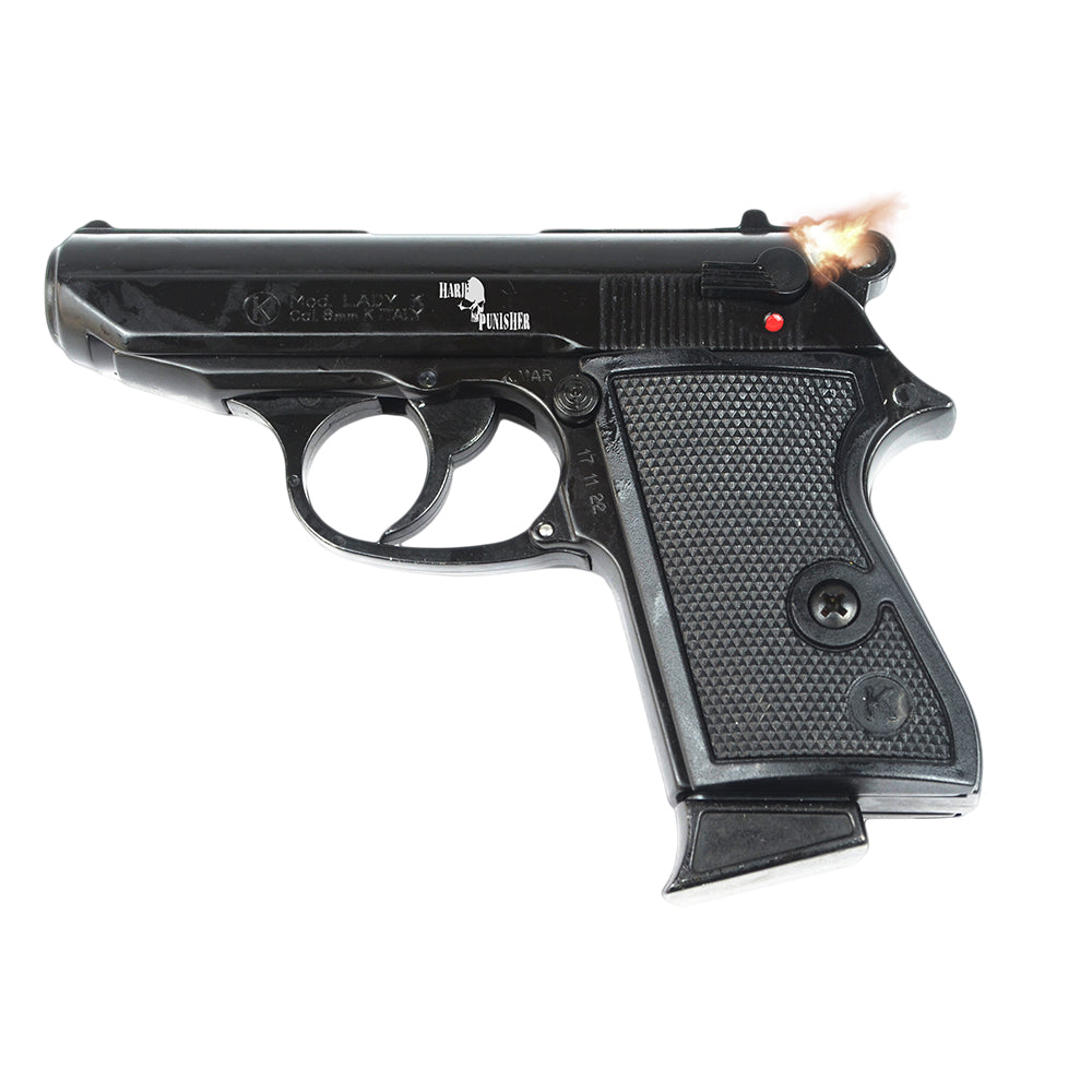 HARD PUNISHER420.003HP -LADY pistol 8 mm -Black