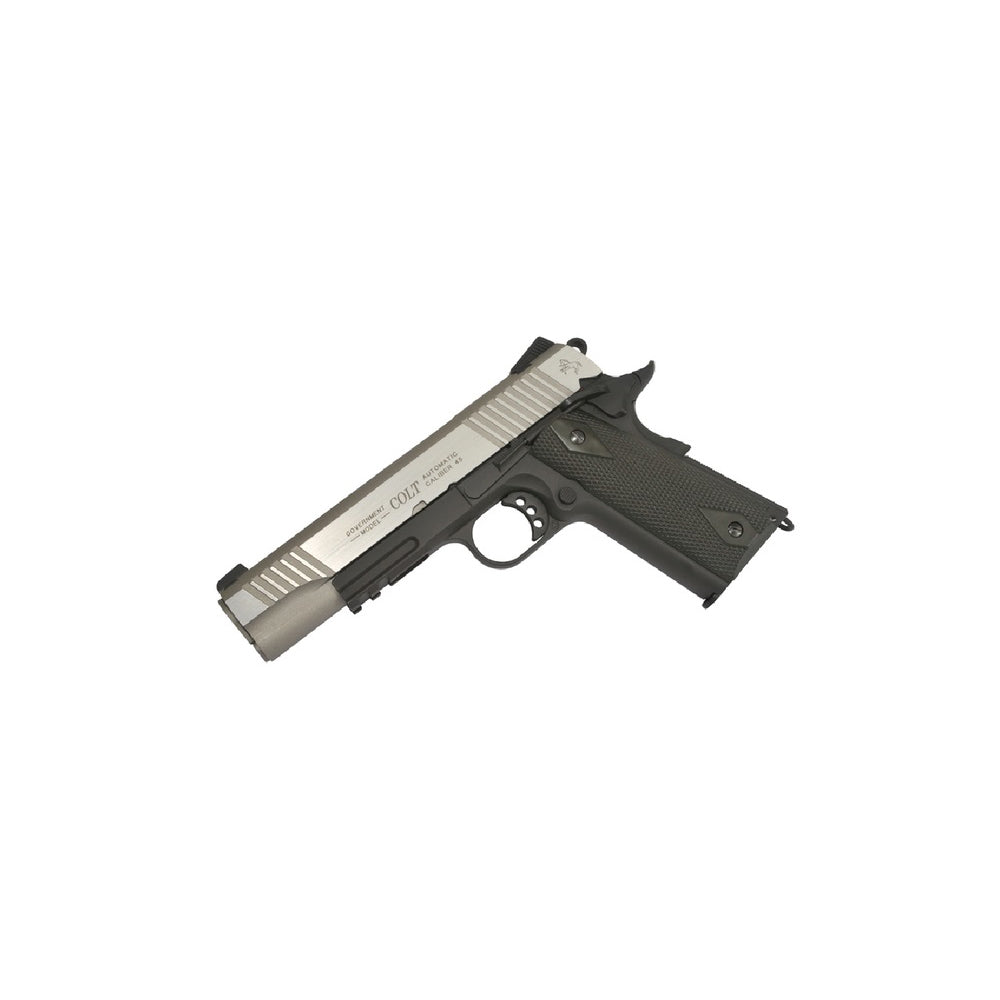 Colt 1911 Rail Gun Co2 - Bicolore Nero/Grigio