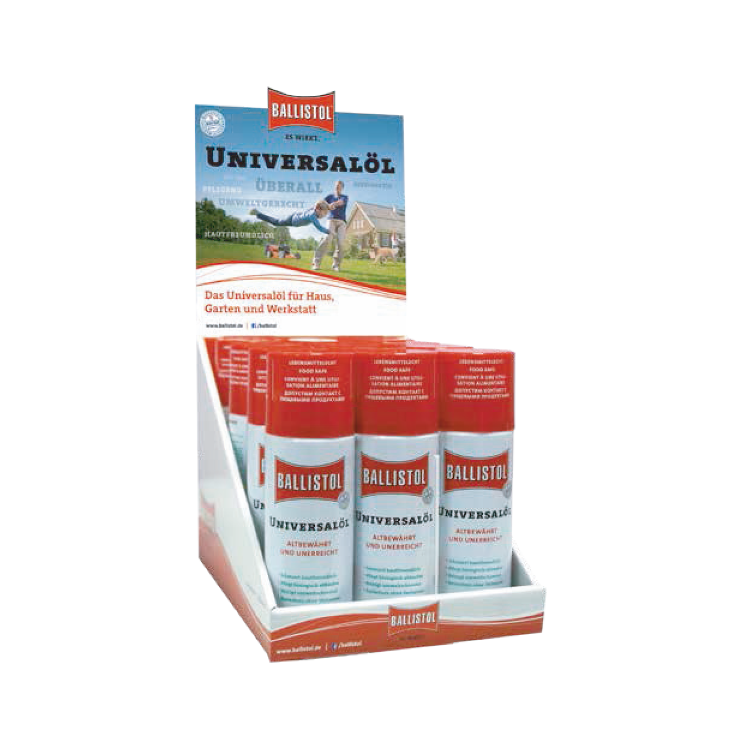 Espositore 12 pz BALLISTOL Olio Universale spray