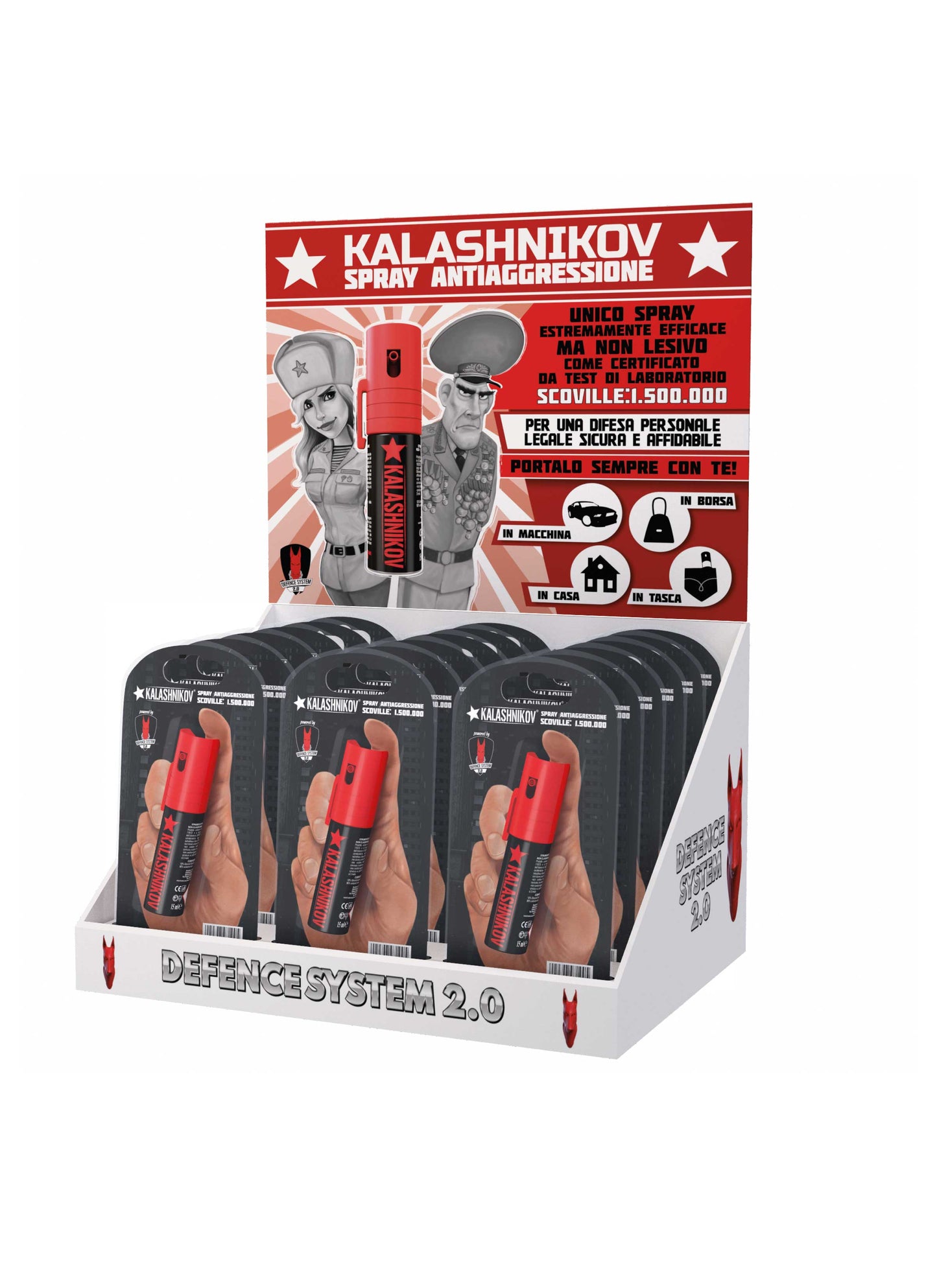 Espositore Kalashnikov 18 pz