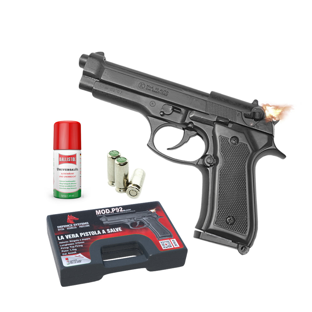 Pistola a salve P92 Cal .8 - Black