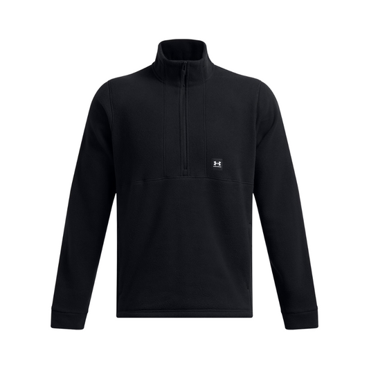 Felpa UNDER ARMOUR uomo in pile nero - THERMOTACT FLEECE