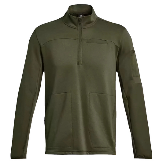 Felpa UNDER ARMOUR uomo in pile verde militare - POCKET-TACT FLEECE