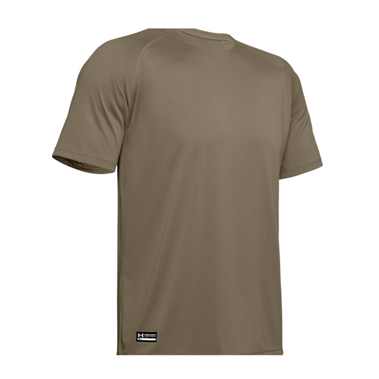 Maglia UNDER ARMOUR a manica corta beige militare - COT-TECH