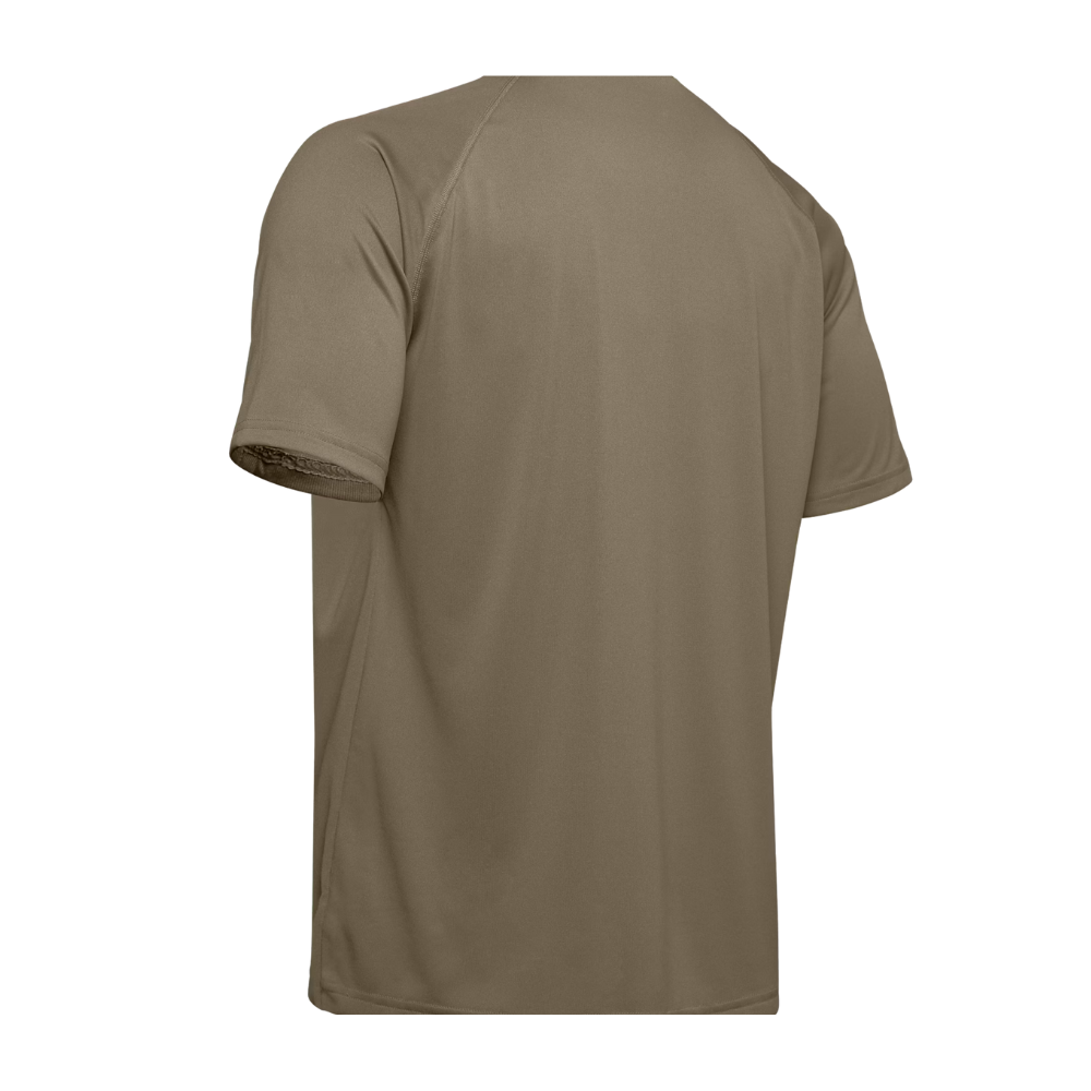 Maglia UNDER ARMOUR a manica corta beige militare - COT-TECH retro
