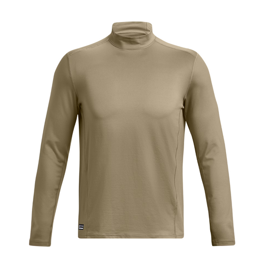 Maglia UNDER ARMOUR a maniche lunghe beige militare - BASE-TACT TURTLENECK