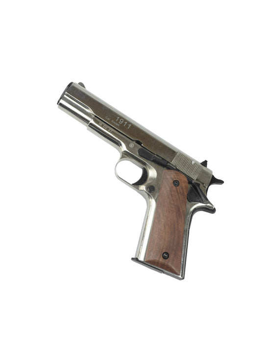 Pistola a salve calibro 8mm Chrome - CF Firearms Mod. 1911