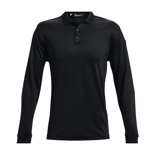 Polo UNDER ARMOUR a manica lunga nera - BASE UNDER GEAR