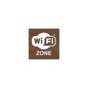 Drop Wood- 100X100 mm Wi – Fi Zone